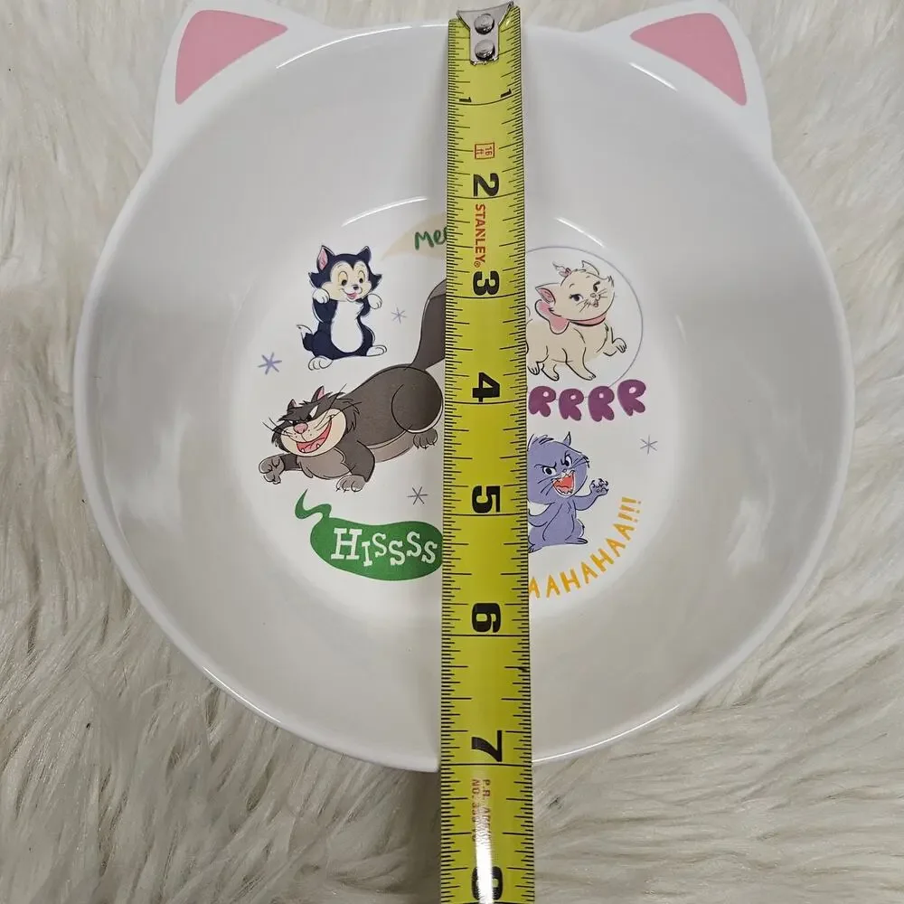 Disney Critters Cat Bowl Chaos Collection Marie Figaro Lucifer Yzma White